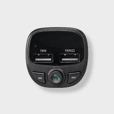 FM Bluetooth Transmitter - dealworthy Black
