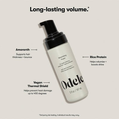 Odele Volumizing Foam for Lift + Heat Protection Hair Mousse - 5oz