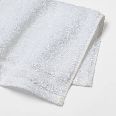4pk Total Fresh Antimicrobial Washcloth Set White - Threshold