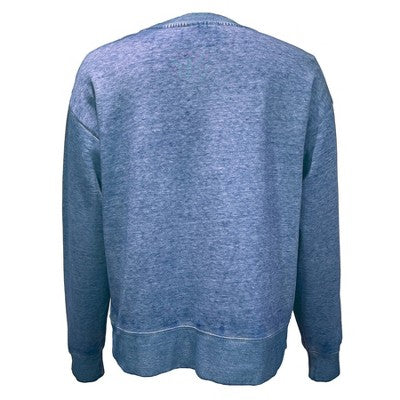 NBA Philadelphia 76ers Women's Embossed Crew Neck Fleece Sweatshirt - L