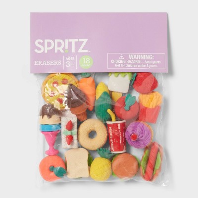Food Erasers Easter Egg Fillers 18pc - Spritz