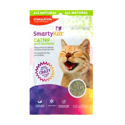 SmartyKat Catnip & Silver Vine Blend Cat Treats - 1.25oz