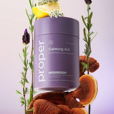 Proper The Lavenders Calming Aid Dietary Supplement Powder - 5.92oz: Greens and Superfood Supplements, Lemonade Flavor