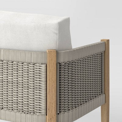 Pasadena Patio Loveseat Gray - Threshold designed with Studio McGee (LOCAL PICKUP ONLY)
