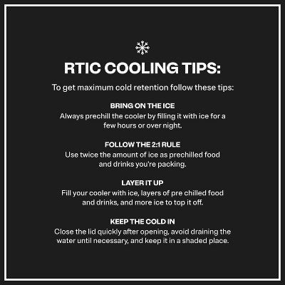 RTIC Outdoors 22qt Ultra Light Wheeled Hard Sided Cooler - Gray: Polypropylene Liner (LOCAL PICKUP ONLY)