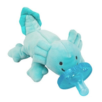 WubbaNub Pacifier - Axolotl: Silicone, BPA-Free, Plush Toy