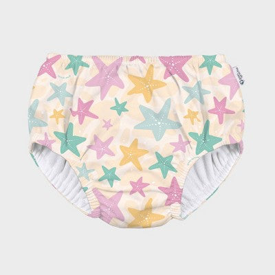green sprouts Toddler Starfish Reusable Swim Diaper - 4T