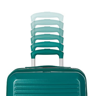 Sarah Jessica Parker Signature Hardside Expandable Carry On Spinner Suitcase with 2 Packing Cubes and Shoe Bag - Emerald (LOCAL PICKUP ONLY)