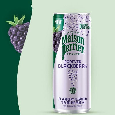 Maison Perrier Blackberry Sparkling Water - 8pk/11.15 fl oz Cans