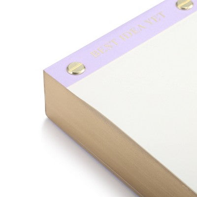 Wit & Delight Purple Desktop Notepad with Holder
