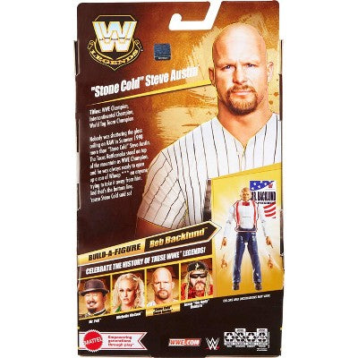 WWE Elite Legends "Stone Cold" Steve Austin Action Figure & Accessories, Series 30, 6" Set