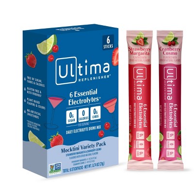 Ultima Replenisher Mocktini Variety Pack Electrolyte Drink Mix - 6pk