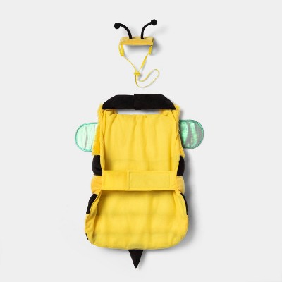 Bee with Reflective Wings Full Body Halloween Dog Costume - L - Boots & Barkley