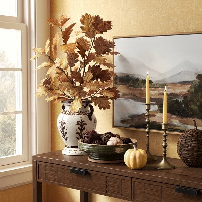 30" Golden Oak Leaf Fall Stem - Threshold (LOCAL PICKUP ONLY)