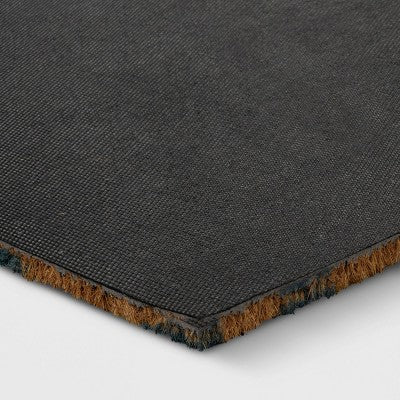 1'6"x2'6" Palm and Banana Rectangular Outdoor Tropical Doormat Navy Blue - Threshold (LOCAL PICKUP ONLY)