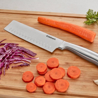 Cuisinart Classic Stainless Steel 7" Nakiri/Vegetable Cleaver Knife with Blade Guard