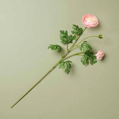 Ranunculus Artificial Light Pink - Hearth & Hand with Magnolia (LOCAL PICKUP ONLY)