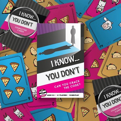Taco Cat Games I Know You Don't Card Game: Strategy Card Game, 3-7 Players