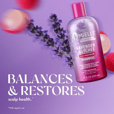 Mielle Organics Scalp Soothing Shampoo - Lavender & Lychee - 12 fl oz