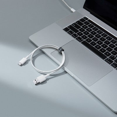 Anker 322 3' USB-A to USB-C Braided Cable - White Iteration