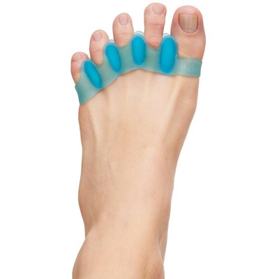 ZenToes Silicone Toe Separators for Correct Toe Alignment - Blue