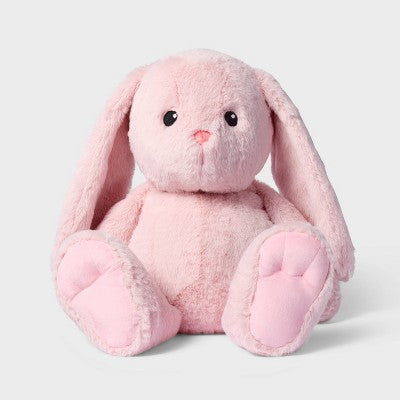 18" Jumbo Pink Bunny Stuffed Animal - Gigglescape