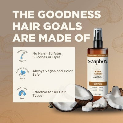 Soapbox Mane Tamer Leave-In Conditioner - 8 fl oz