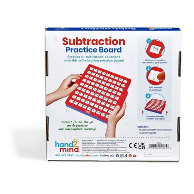 hand2mind Subtraction Practice Board, Teacher Supplies