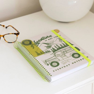FRINGE Hardcover Spiral Journal with Bookmark Adventure