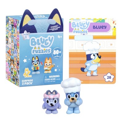Bluey Fuzzies Surprise Figure 2pk