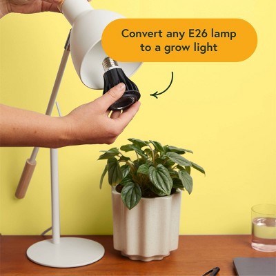 WE THE WILD Instant Sun Full Spectrum LED Grow Light Bulb for Houseplants 10W E26
