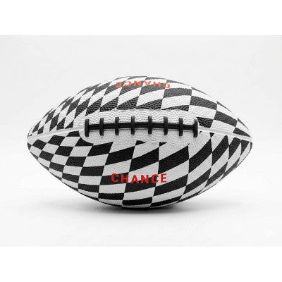 Chance Retro Remix Checkered Football - Black
