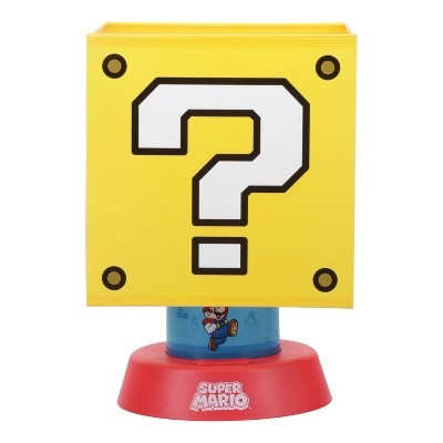 Mario Block LED Lamp (Includes LED Light Bulb) - Nintendo