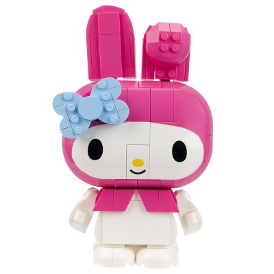 BLDR Deluxe Large-Form Buildable Character - Hello Kitty & My Melody: 742-Piece Plastic Set for Creative Thinking