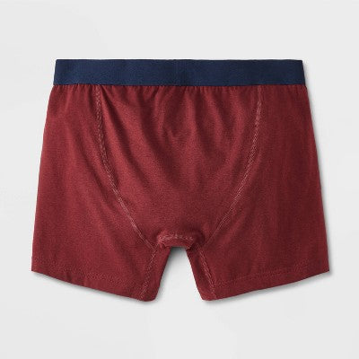 Men's Boxer Briefs 2pk - Goodfellow & Co Maroon XL