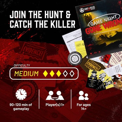 Hunt A Killer Game Night Gone Wrong Board Game