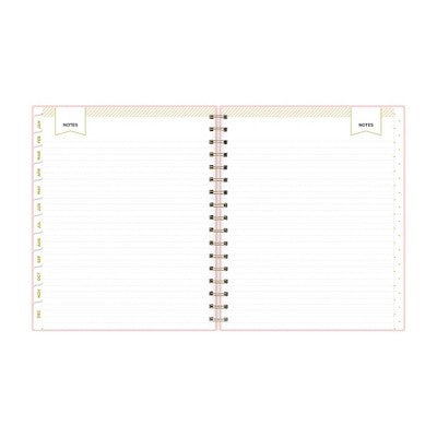 Blue Sky Day Designer 2026 Weekly/Monthly Faux Leather Hardcover Planning Calendar 7"x9" Blush