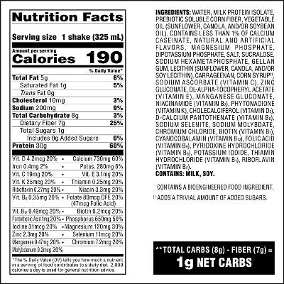 Atkins Strong 30g High Protein Shake - Vanilla - 44 fl oz/4pk