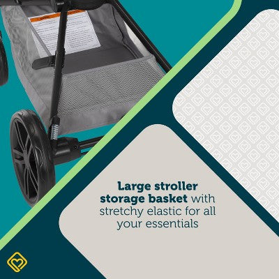 Safety 1st Turn & Go Rotating Travel System - French Gray (LOCAL PICKUP ONLY)