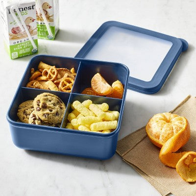 28oz Snack Bento Food Storage Container Navy - Figmint