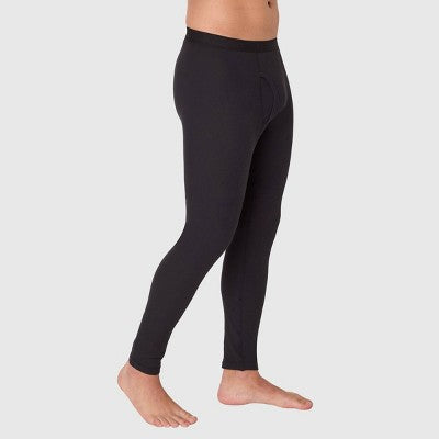 Hanes Men's Thermal Waffle Knit Pants - Black L