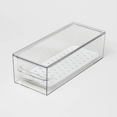 Small Ventilated Fridge Drawer Storage - Brightroom