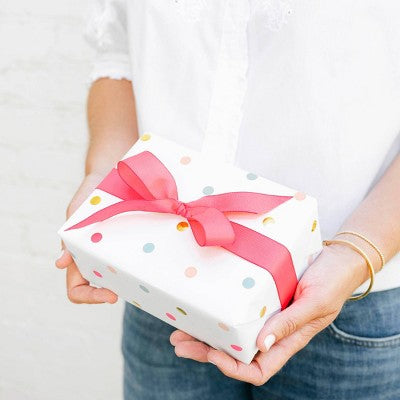 Colorful Polka Dot Wrapping Paper - Sugar Paper + Target (LOCAL PICKUP ONLY)
