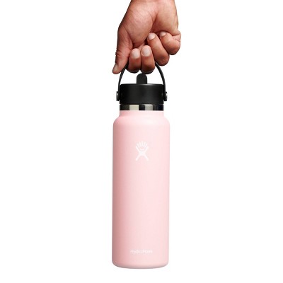 Hydro Flask 40oz Wide Mouth Flex Straw Bottle - Trillium: Vacuum-Insulated, BPA-Free