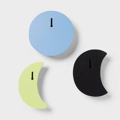3pc Resin Moon Kids' Wall Decor Set - Pillowfort (LOCAL PICKUP ONLY)