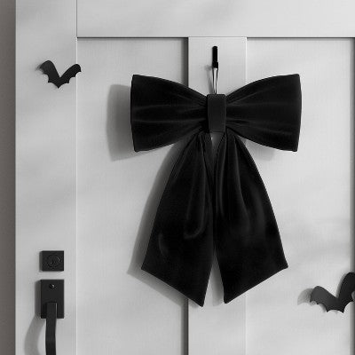 14" Large Bow Halloween Decorative Prop Black - Hyde and EEK! Boutique