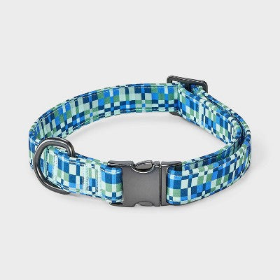 Fashion Geo Check Dog Collar - Boots & Barkley L