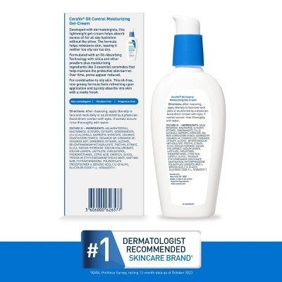 CeraVe Oil Control Face Gel Cream - 3 fl oz