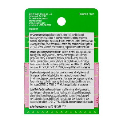 Chapstick Holiday Lip Balm Cozy Comforts - 0.15oz/6ct
