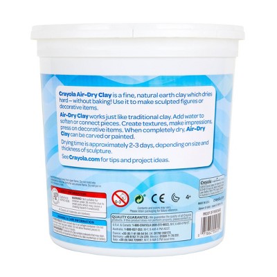 Crayola 5lb Air Dry Clay Bucket White